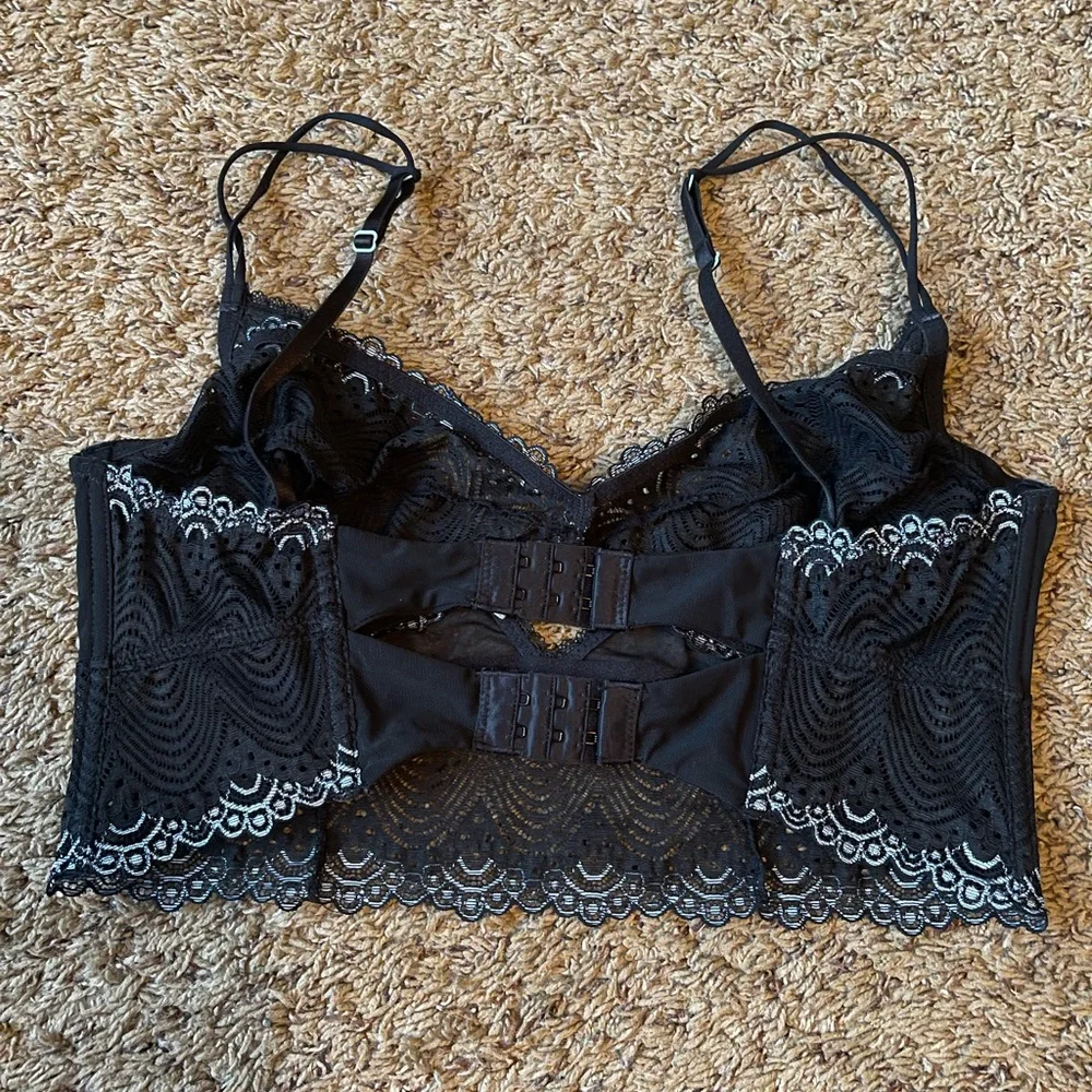 Free People Black Bra 36D - Picture 2 of 4